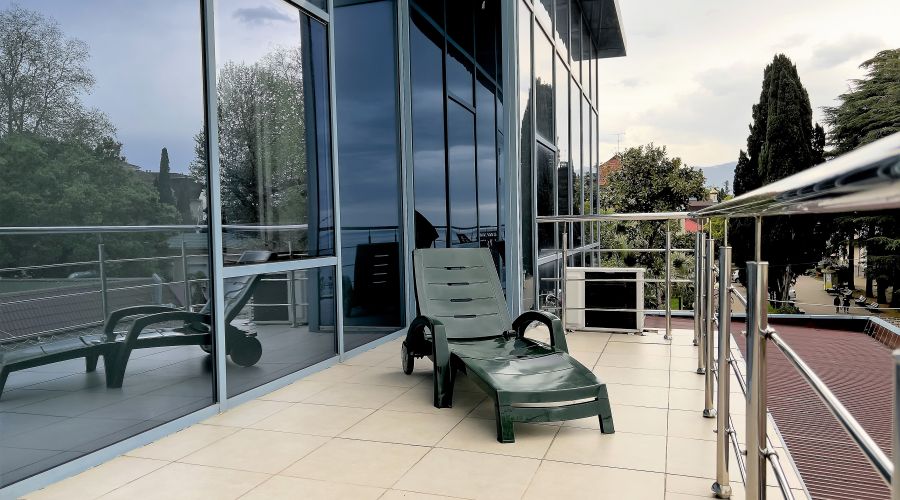 Семейный Семейный двухкомнатный с видом на море и террасой