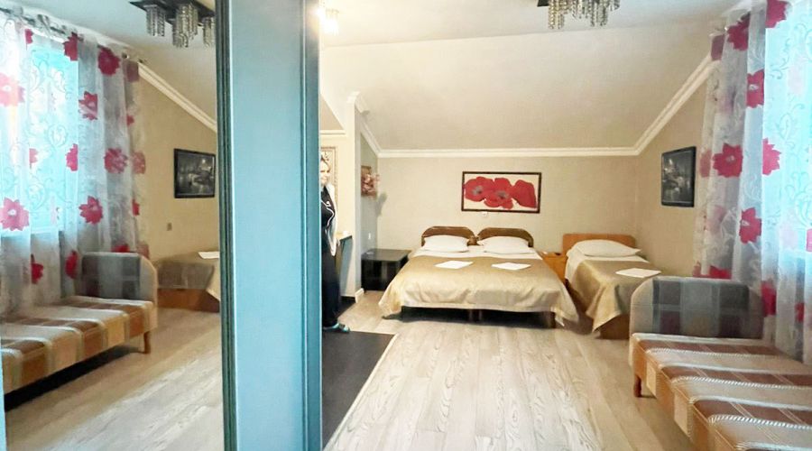 Апартаменты 1-комнатные 4-местные