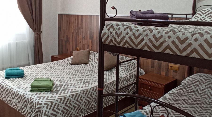 Семейный 4-местный 1-комнатный