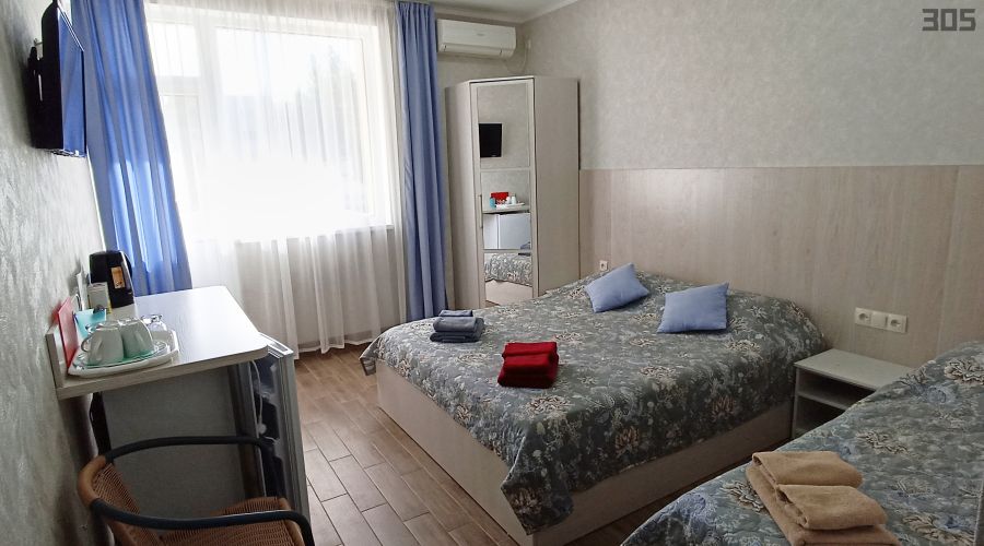 Семейный 3-местный 1-комнатный