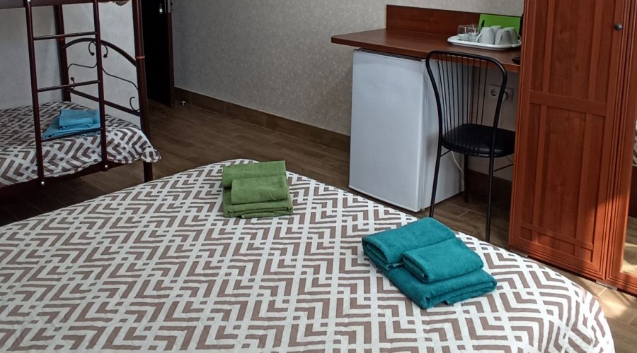 Семейный 4-местный 1-комнатный