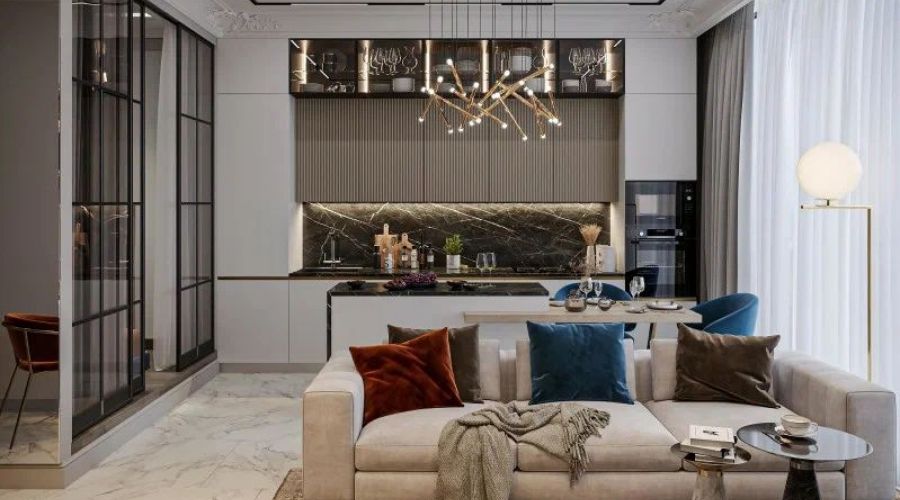 Апартаменты 2-местный 1-комнатный Люкс 43 этаж , 55 кв, ЖК «Neva Towers»