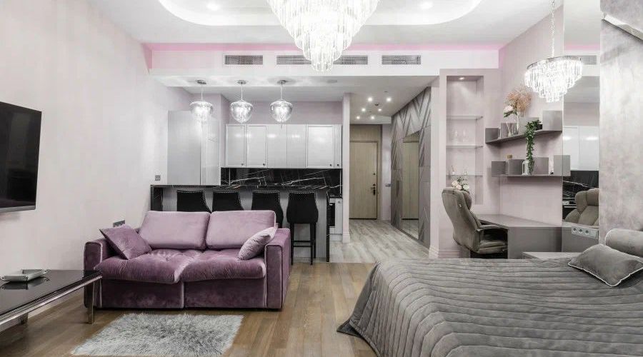 Апартаменты 2-местный Люкс 37 этаж 55 кв.м. ЖК «Neva Towers»