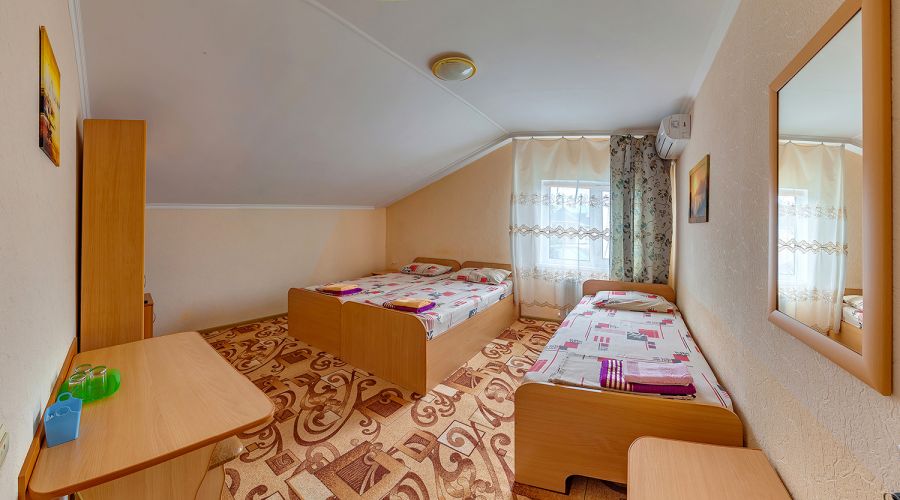 Эконом 2-местный 1-комнатный без балкона (без удобств)