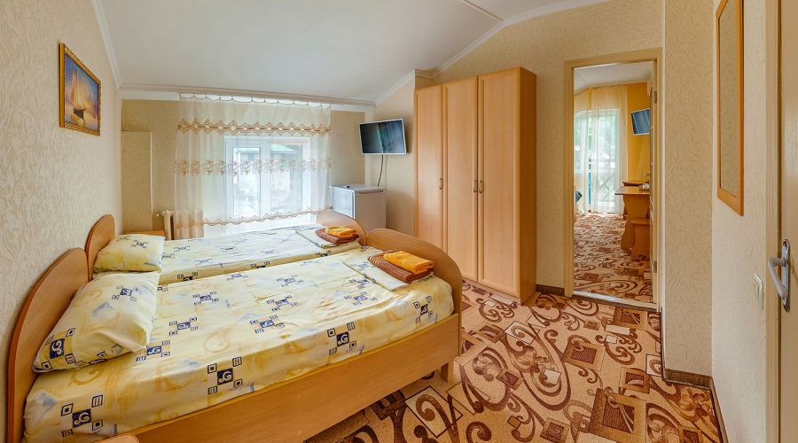 Семейный 4-местный 2-комнатный