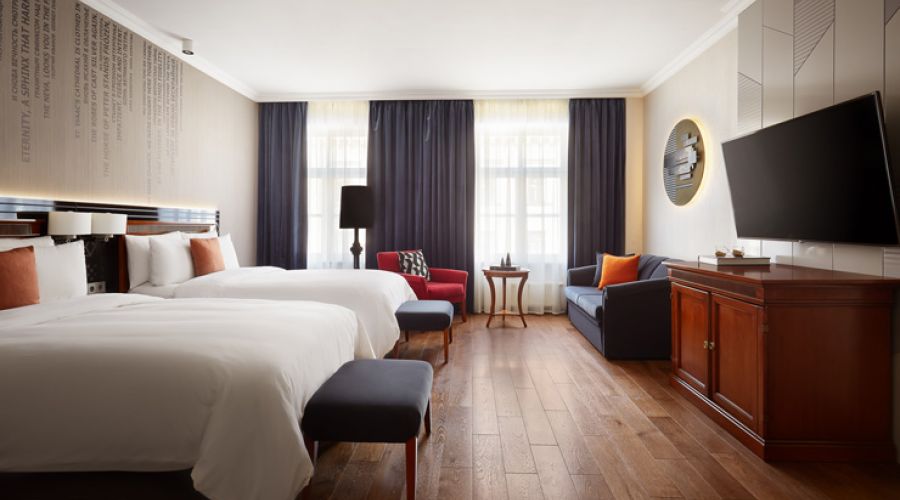 Superior 2-мест twin с диваном на 4 этаже