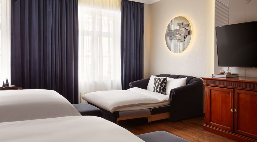 Superior 2-мест twin с диваном на 4 этаже