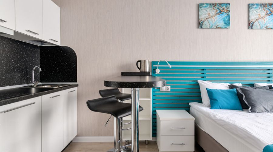 Студия 2-местная с балконом №6 (22 эт)