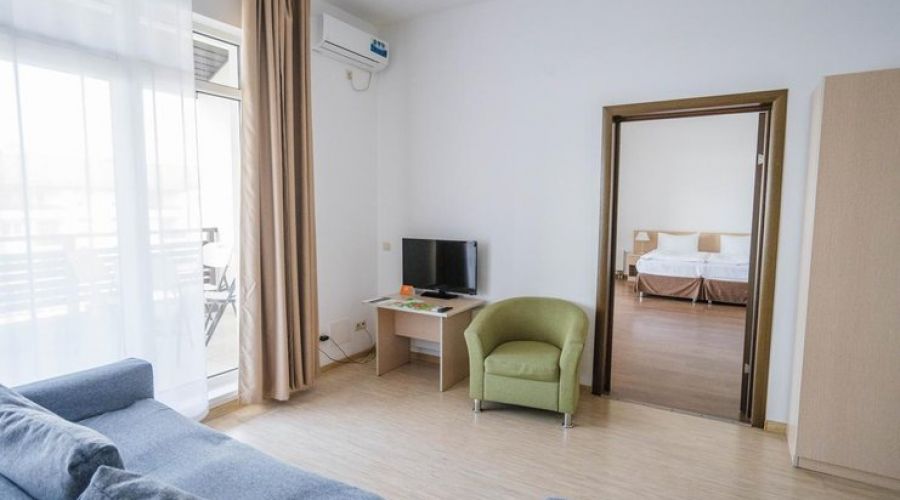 Апартаменты 2-местный (с одной спальней)