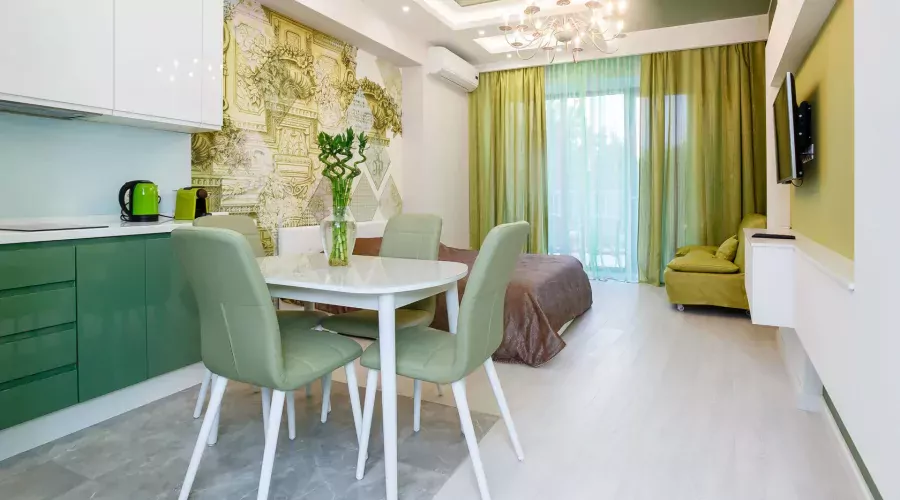 Студия 102J Комфорт 4-местная с террасой