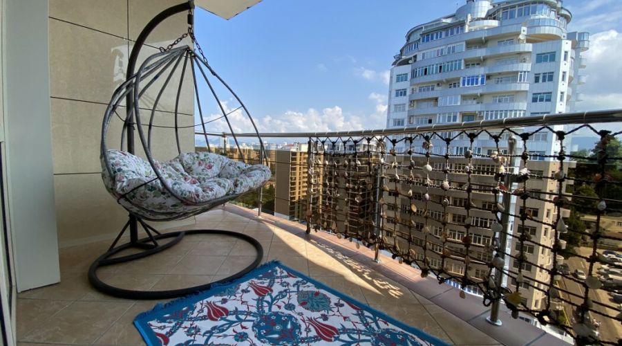 Апартаменты 0561 Видовой модерн 3-комнатные 6-местные с балконом, Первомайская 5 