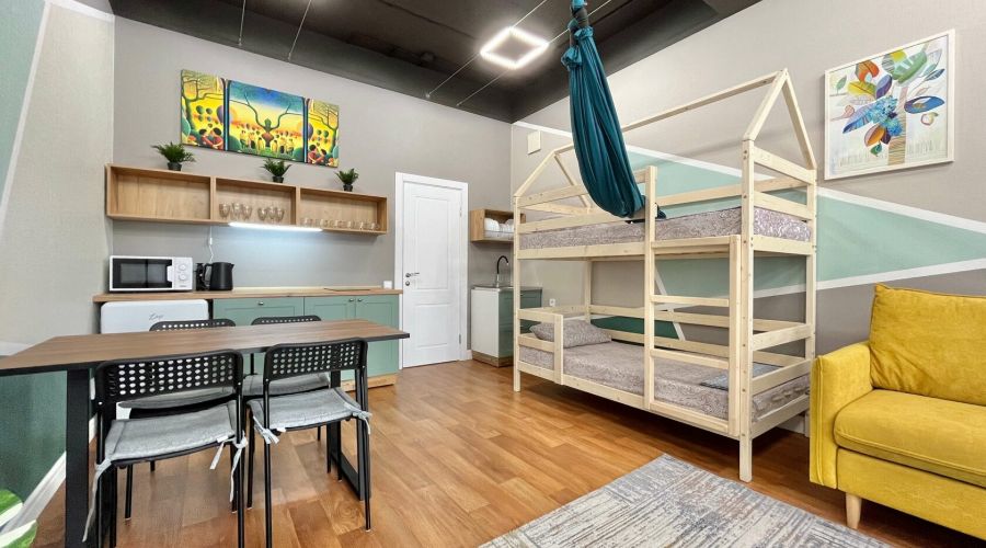 Студия 0183 4-местная с отдельным входом