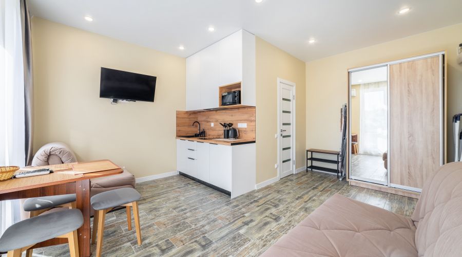 Апартаменты Студия №25 (22 кв) 3-местная