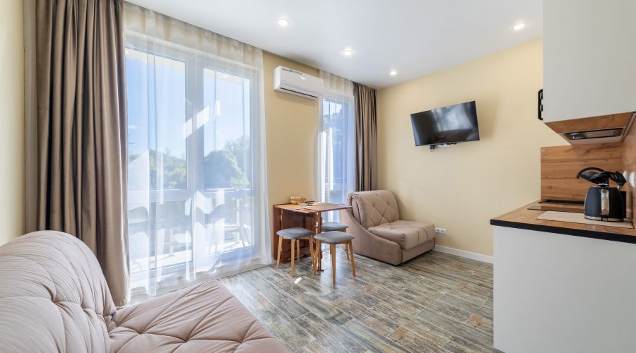 Апартаменты Студия №25 (22 кв) 3-местная