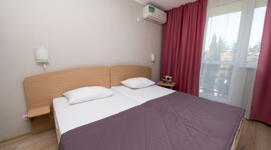 Номер 2-местный 1-комнатный по Акции "Для жителей новых территорий" (Важно! Категория номера присваивается при заезде по возможностям номерного фонда)