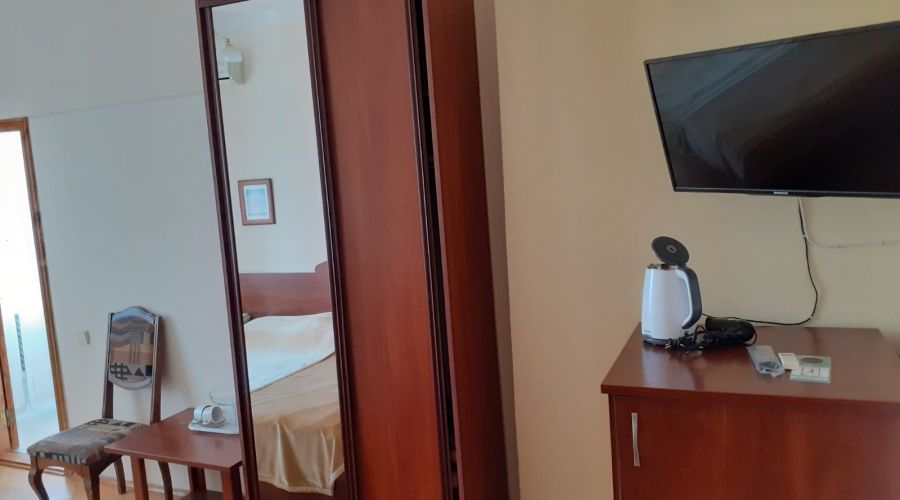 Стандарт 2-местный 1-комнатный с длинным балконом и ванной Юг корпус 1