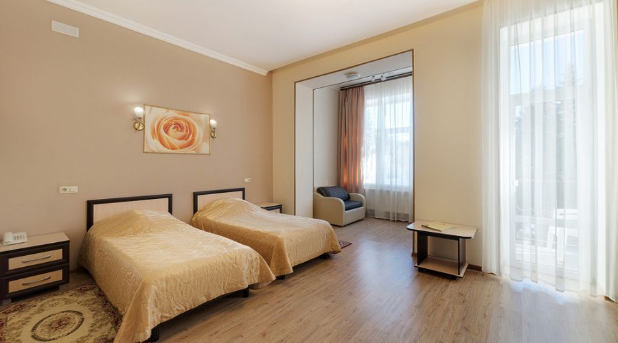 Студио 2-местный 1-комнатный