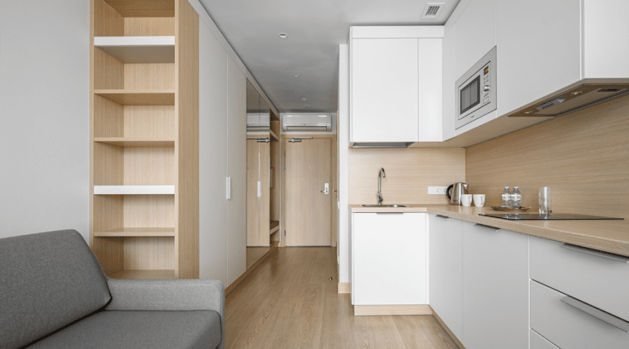 Студия 2-местный с террасой 