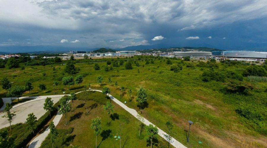 Апартаменты с 1 спальней и выходом на кровлю